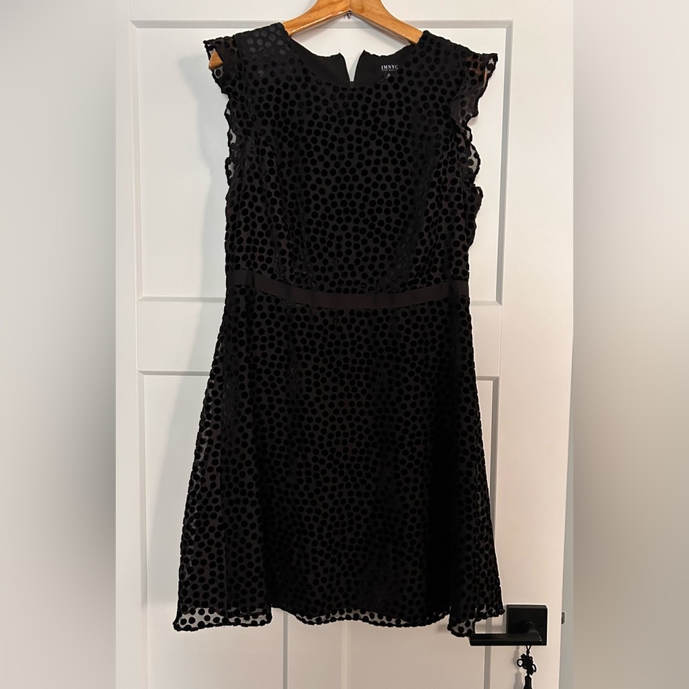 Isaac Mizrahi polka dot dress